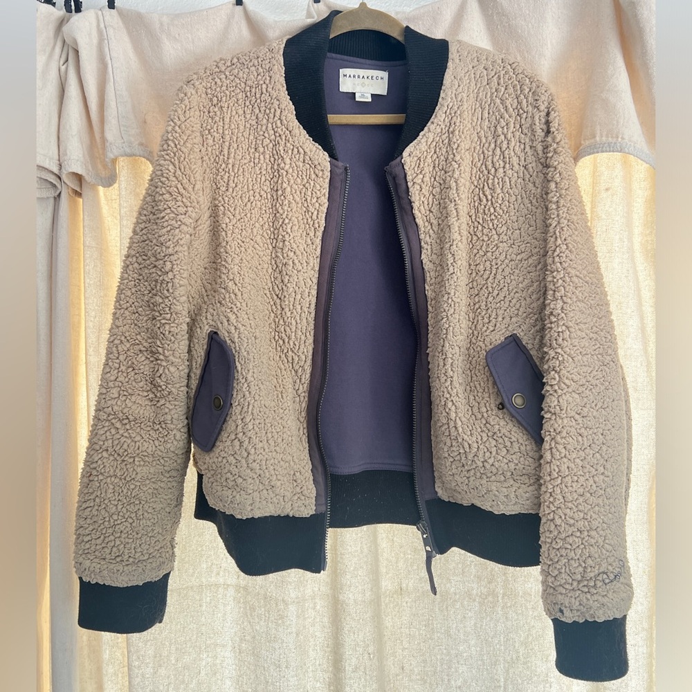 Marrakech Sherpa Bomber Jacket